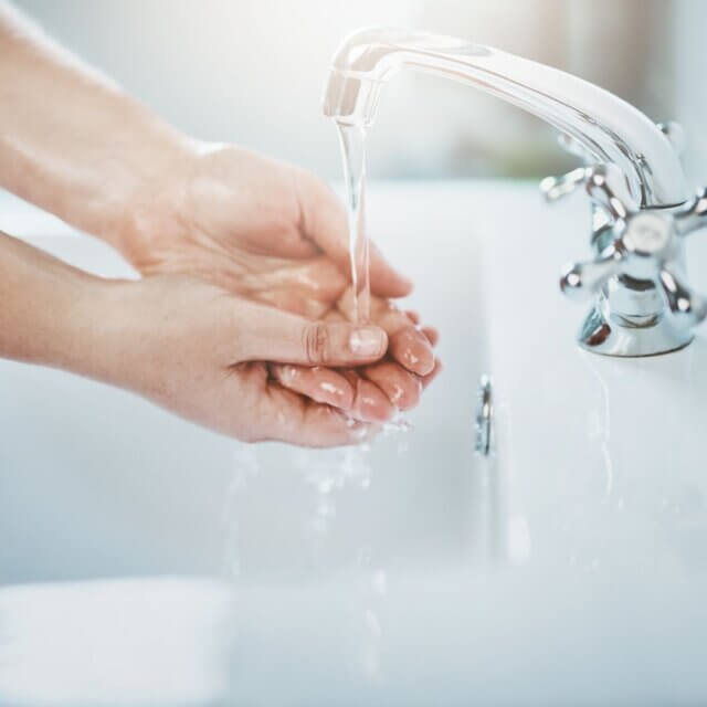 Germs down the drain